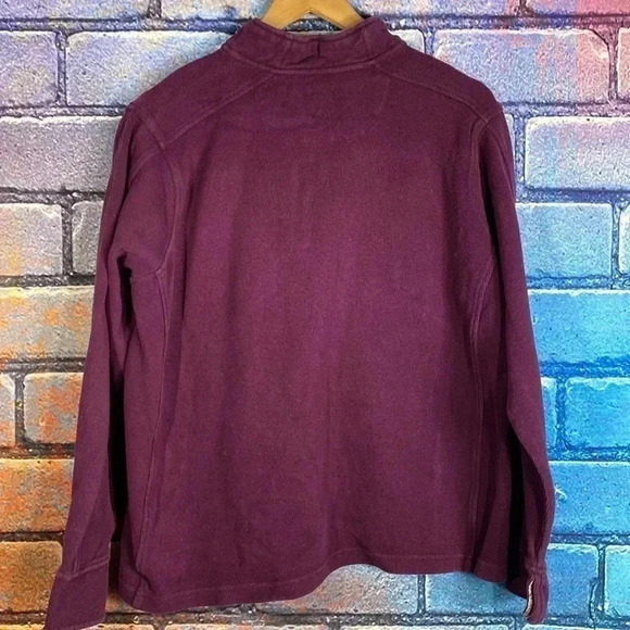 ORVIS Purple Quarter Zip Jacket XL - Picture 5 of 6